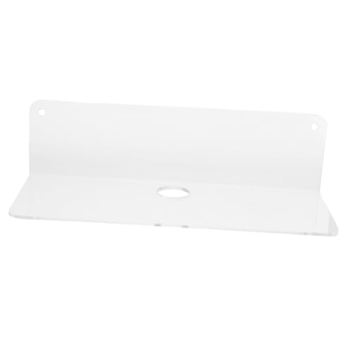 SOLUSTRE Transparentes Wandregal Schwebend Multifunktional Leicht zur Wandmontage Wohnzimmer Aufbewahrungsregal für Smart Speaker Toilettenartikel und Dekoration SOLUSTRE Transparentes Wandregal Schwebend Multifunktional Leicht zur Wandmontage Wohnzimmer Aufbewahrungsregal für Smart Speaker Toilettenartikel und Dekoration von SOLUSTRE