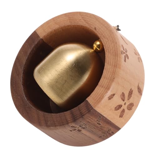 SOLUSTRE Türklingel Holz Magnetische Türglocke mit Einfacher Installation Haustürdekoration Perfektes für Einweihungspartys Robuste und Stilvolle Eingangslösung von SOLUSTRE