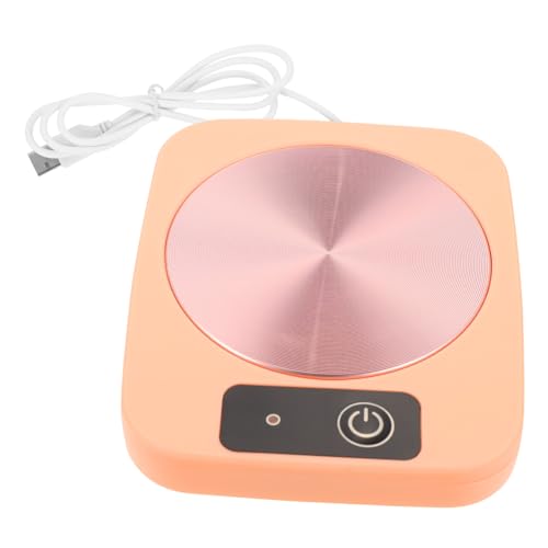 SOLUSTRE Kaffeetassenwärmer Elektrischer Tassenwärmer für Schreibtisch USB Heizuntersetzer Milchsicher Praktische Warmhalteplatte für Getränke von SOLUSTRE