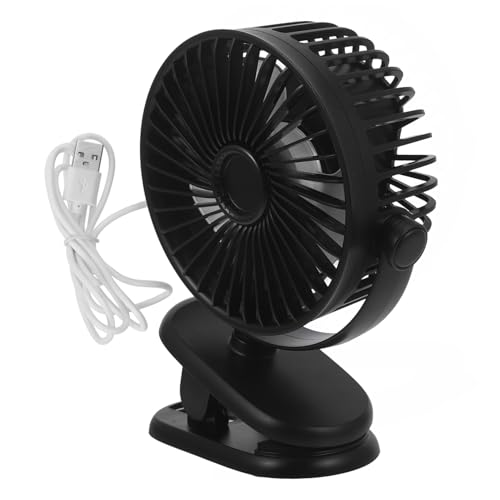 SOLUSTRE USB Tragbar Starke Luftzirkulation Leiser Mini Tischventilator für Unterwegs für Büro Reisen und Zuhause von SOLUSTRE
