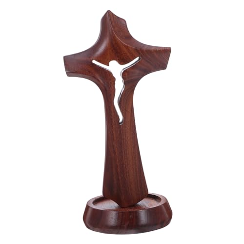 SOLUSTRE Unfinished Wooden Cross Für Tischdekoration Robuster Holzkreuz Gegenstand Für Ostern Taufe Und Religiöse Anlässe Als Geschenk Oder Centerpiece Für Zuhause Und Gottesdienst SOLUSTRE Unfinished Wooden Cross Für Tischdekoration Robuster Holzkreuz Gegenstand Für Ostern Taufe Und Religiöse Anlässe Als Geschenk Oder Centerpiece Für Zuhause Und Gottesdienst von SOLUSTRE