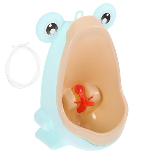 SOLUSTRE Urinal Froschmotiv aus PP mit Starkem Saugnapf und Haken Stehend Hängend oder Saugend Lustiges Windmühlen Design Praktisches Steh Pissoir für Jungen zur Zufällige Zufällige Farbe SOLUSTRE Urinal Froschmotiv aus PP mit Starkem Saugnapf und Haken Stehend Hängend oder Saugend Lustiges Windmühlen Design Praktisches Steh Pissoir für Jungen zur Zufällige Zufällige Farbe von SOLUSTRE