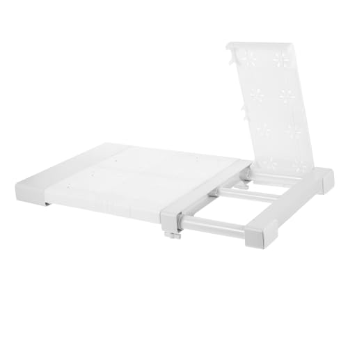 SOLUSTRE Verstellbares Ausziehbares Spannregal aus Carbonstahl und Stabiler Schrank Organizer für Kleiderschränke und Kommoden Vielseitig Einsetzbar für Ordentliche Aufbewahrung von SOLUSTRE