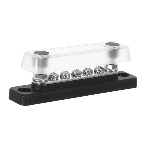 SOLUSTRE Verteilerblock Hochstrombusbar Terminalblock für Wohnmobile Boote Solaranlagen Schwarz Platzsparend Hitzebeständig Einfache Installation Vielseitige Gerätekompatibilität SOLUSTRE Verteilerblock Hochstrombusbar Terminalblock für Wohnmobile Boote Solaranlagen Schwarz Platzsparend Hitzebeständig Einfache Installation Vielseitige Gerätekompatibilität von SOLUSTRE