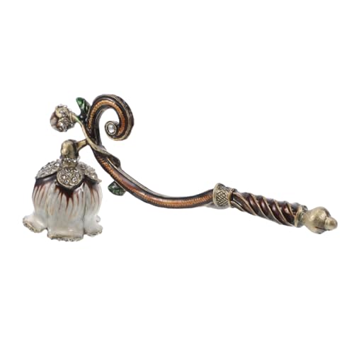 SOLUSTRE Vintage Kerzenlöscher Metall mit Rußschutzkappe Effizientes Kerzenlöscher Werkzeug für Zuhause und Hochzeit Klassisches Europäisches Design Vielseitig für Aromatherapie und von SOLUSTRE