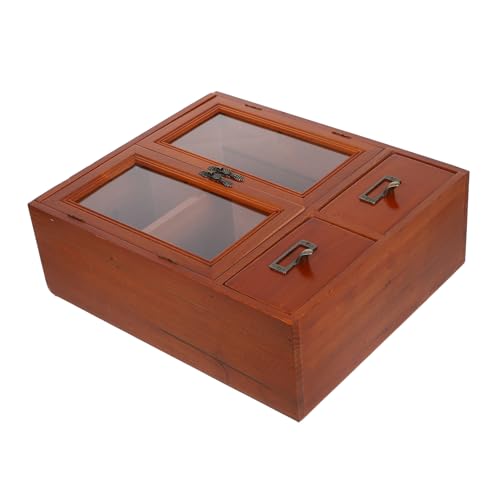 SOLUSTRE Vintage Wandregal mit Doppeltüren aus Holz Rustikaler Wandschrank für Schlafzimmer und Wohnzimmer Stilvolle Aufbewahrung und Präsentation Platzsparendes Design SOLUSTRE Vintage Wandregal mit Doppeltüren aus Holz Rustikaler Wandschrank für Schlafzimmer und Wohnzimmer Stilvolle Aufbewahrung und Präsentation Platzsparendes Design von SOLUSTRE