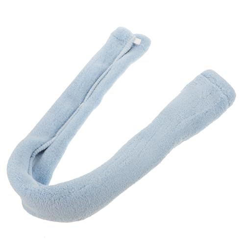 SOLUSTRE Plüsch Toilettensitzbezug Warmes Kissen Druckknopf Design für Standard Toiletten Schützt vor Feuchtigkeit und Flecken von SOLUSTRE