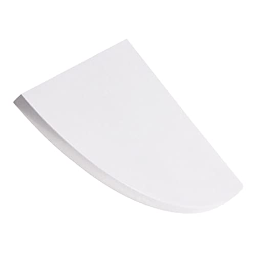 SOLUSTRE Wand Eckregal Weiß Dreieckiges Badezimmer Regal aus Wandmontage Badregal Küchenregal Multifunktional für Wohnzimmer Schlafzimmer Balkon Praktisch und Einfach zu Reinigen von SOLUSTRE
