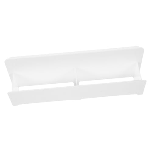 SOLUSTRE Wandhalterung für Badezimmer Slipper Klebefreier Wasserdichter Schuhregal ohne Bohren zum Trocknen und Aufbewahren von Hausschuhen Weiß Teiliges von SOLUSTRE