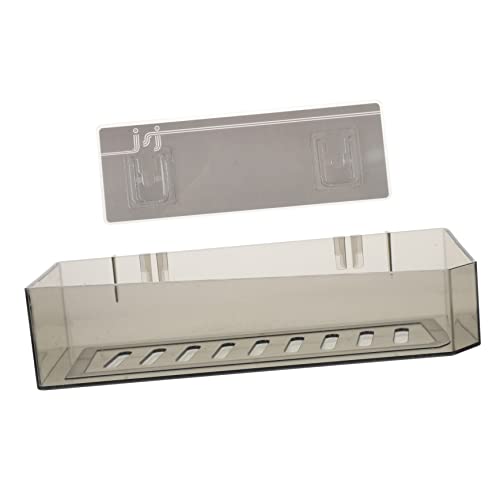 SOLUSTRE Wandmontierter Aufbewahrungshalter Selbstklebend Bohrfreie Duschablage Badezimmer Organizer für Kosmetik Große Kapazität Schwarze Farbe zu Installieren Wandfreundliches Design SOLUSTRE Wandmontierter Aufbewahrungshalter Selbstklebend Bohrfreie Duschablage Badezimmer Organizer für Kosmetik Große Kapazität Schwarze Farbe zu Installieren Wandfreundliches Design von SOLUSTRE