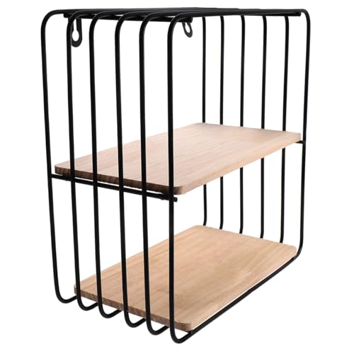 SOLUSTRE Wandregal für Dekorative Zwecke Multifunktionales Wandregal für Wohnzimmer und Badezimmer Großes Stauraumregal Schickem Schwarzem Design SOLUSTRE Wandregal für Dekorative Zwecke Multifunktionales Wandregal für Wohnzimmer und Badezimmer Großes Stauraumregal Schickem Schwarzem Design von SOLUSTRE