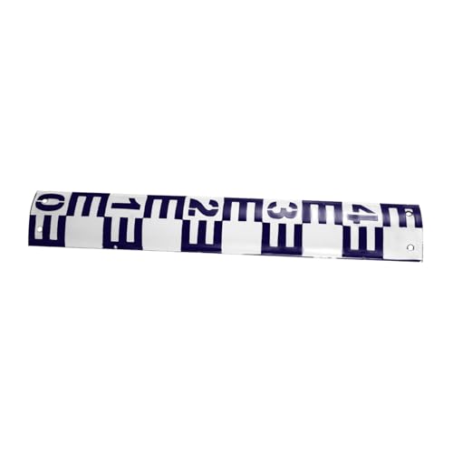 SOLUSTRE Wasserstand Wasserpegel Wasserniveau Strom draußen Tiefe Monitor Wasserdruckmesser Erinnerungszähler für Wassermangel Poolwasseranzeige Wasserwaage teich wasser messer Emaille Blue von SOLUSTRE