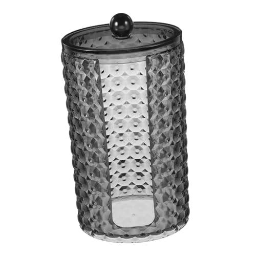 SOLUSTRE Wattepads Aufbewahrungsbox mit Staubschutzdeckel Transparenter Baumwollrundhalter mit Dekorativem Diamantmuster Hygienischer Organizer für Wattepads und Wattestäbchen Bad SOLUSTRE Wattepads Aufbewahrungsbox mit Staubschutzdeckel Transparenter Baumwollrundhalter mit Dekorativem Diamantmuster Hygienischer Organizer für Wattepads und Wattestäbchen Bad von SOLUSTRE