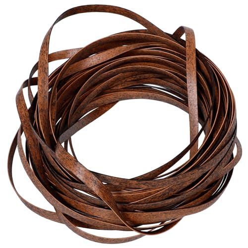 SOLUSTRE Weidenstuhl Gewebte Rattan -Streifen Rattanstreifen Kunststoff-Rattan-Material Korbreparaturset Für Korbmöbel Rattan-webmaterial Möbel Reparaturset Kaffee Plastik von SOLUSTRE