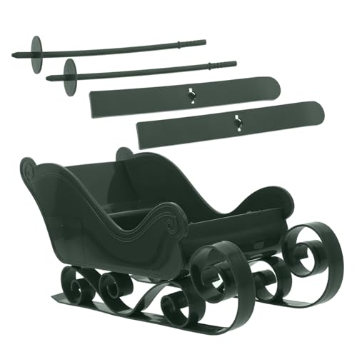 SOLUSTRE Weihnachtliche Schlitten Dekoration Teiliges Miniatur Schlitten und Ski Board Grün Langlebig Stehend Festliche Tisch und Party Dekoration für Weihnachtsfeier und SOLUSTRE Weihnachtliche Schlitten Dekoration Teiliges Miniatur Schlitten und Ski Board Grün Langlebig Stehend Festliche Tisch und Party Dekoration für Weihnachtsfeier und von SOLUSTRE