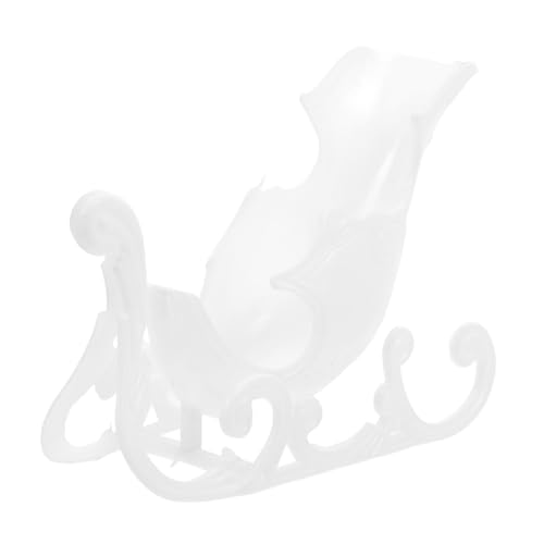 SOLUSTRE Weihnachtsschlitten Deko Weiß Miniatur Modell aus PE Material Vielseitiger Christbaumschmuck und Desktop Schmuck Langlebig und Detailreich für Festliche Weihnachtsdekoration und SOLUSTRE Weihnachtsschlitten Deko Weiß Miniatur Modell aus PE Material Vielseitiger Christbaumschmuck und Desktop Schmuck Langlebig und Detailreich für Festliche Weihnachtsdekoration und von SOLUSTRE