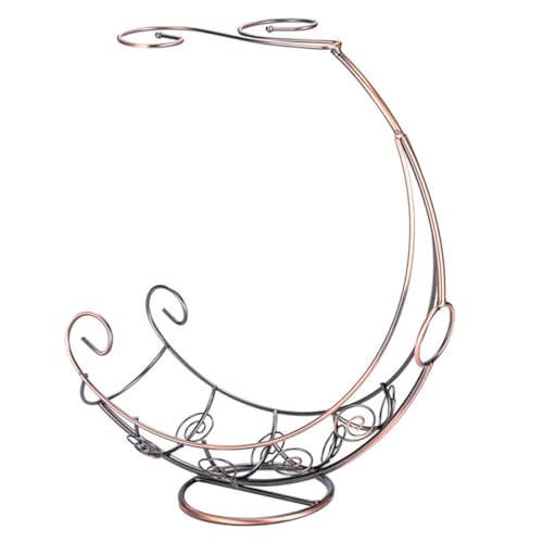 SOLUSTRE Weinflaschenhalter Aus Eisen Weinregal Für Theke Einzelnes Weinflaschenregal Dekorativer Flaschenständer Weinlagerhalter Für Küche Und Zuhause SOLUSTRE Weinflaschenhalter Aus Eisen Weinregal Für Theke Einzelnes Weinflaschenregal Dekorativer Flaschenständer Weinlagerhalter Für Küche Und Zuhause von SOLUSTRE