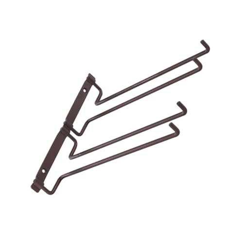 SOLUSTRE Weinglashalter aus Hängend Reihig Stabiler Weingläserspeicher Design für Zuhause Bar Restaurant Antikbronze von SOLUSTRE