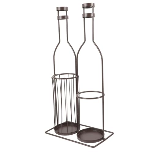 SOLUSTRE Weinregal aus Robustem Multifunktionaler Weinflaschenhalter mit Korksammler Modernes Freistehendes Flaschenständer Design für Stilvolle Weinpräsentation und Langanhaltende SOLUSTRE Weinregal aus Robustem Multifunktionaler Weinflaschenhalter mit Korksammler Modernes Freistehendes Flaschenständer Design für Stilvolle Weinpräsentation und Langanhaltende von SOLUSTRE