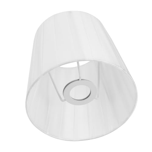 SOLUSTRE Weißer Stoff lampenschirm für Steh Tisch Wandleuchten Dekorativer Lampenbezug mit Elegantem Design Passend für Leuchtmittel Stilvolle Wohnraumdekoration SOLUSTRE Weißer Stoff lampenschirm für Steh Tisch Wandleuchten Dekorativer Lampenbezug mit Elegantem Design Passend für Leuchtmittel Stilvolle Wohnraumdekoration von SOLUSTRE