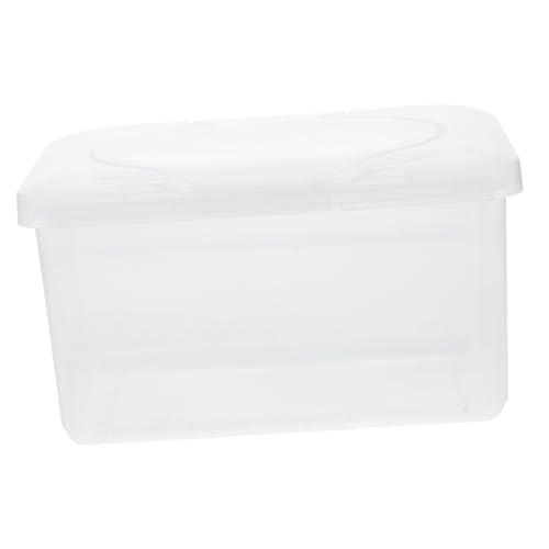 SOLUSTRE Wipes Box mit Deckel Tragbarer PP Wipes Vielseitiger Feuchttücher Spender für Zuhause und Unterwegs Kompakt Staubdicht Leicht zu Reinigen für Reise und Schreibtisch von SOLUSTRE