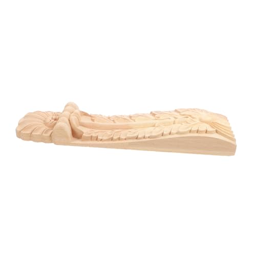 SOLUSTRE Wohndekoration Vintage Ecke Onlay Applikation Muster Tür Applikation Ecke Dekorative Möbel Applikationen Tür Ecke Akzent Möbel Onlay Applikation Rahmen Holz Transparent von SOLUSTRE