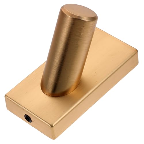SOLUSTRE Zinklegierung Wandhaken Metall Garderobenhaken für Kleidung Handtücher Mäntel Robust Minimalistisches Design für Bad Schlafzimmer Flur zur Wandmontage von SOLUSTRE