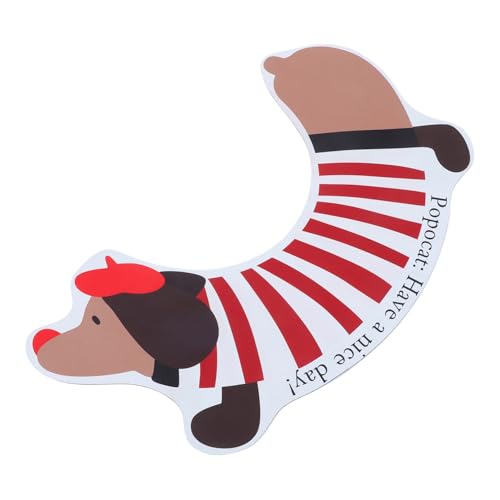 SOLUSTRE rutschfeste Badezimmermatte mit Niedlichem Dackelmotiv U förmig Schnelltrocknend Waschbar Toilettenmatte Polyester Badvorleger Bodenmatte für Bad Wc Küche Flur SOLUSTRE rutschfeste Badezimmermatte mit Niedlichem Dackelmotiv U förmig Schnelltrocknend Waschbar Toilettenmatte Polyester Badvorleger Bodenmatte für Bad Wc Küche Flur von SOLUSTRE