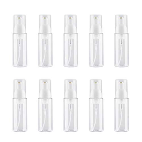 Solustre 10pcs Seifenspender Leere Pumpflasche 50ml Nachfüllbar Transparent Schaumspender Handlotion Shampoo Schaum Gesichtsreiniger Gel Behälter Reisen Hause Hotel von SOLUSTRE