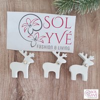 Magnete 3Er Set Rentiere Aus Beton - Weihnachtsdeko Elche Weihnachtliche Kühlschrankmagnete Magnete 3Er Set Rentiere Aus Beton - Weihnachtsdeko Elche Weihnachtliche Kühlschrankmagnete von SOLYVEshop