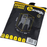 Schutzhülle l 66 x b 66 x h 120 cm für Gartenstühle von SOMAGIC