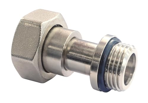 SOMATHERM FOR YOU, 601520710, Teleskopanschluss MF1/2 (15x21) mit einer Länge von bis zu 15mm mit integriertem SFY-Dichtung, ermöglicht das Ausgleichen von Maßabweichungen. von SOMATHERM FOR YOU
