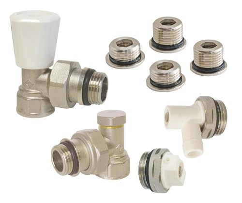 SOMATHERM FOR YOU, 601521201, Kit manueller Universal-Eckheizkörper 3/8 (12x17) oder 1/2 (15x21) Komplettes SFY-Kit, Heizung, Zubehör für Heizkörper von SOMATHERM FOR YOU