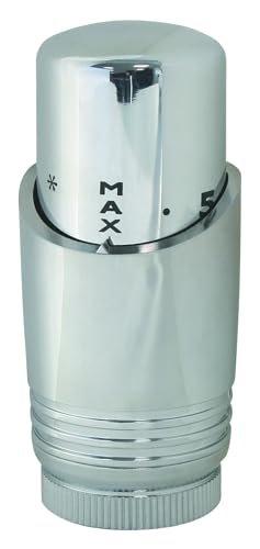 SOMATHERM FOR YOU, 601522802, Thermostatkopf M30x1,5 Design Chrom für Handtuchheizkörper oder Design-Heizkörper, Modernes Design, Flüssigkeitsausdehnung, Anschluss mit einem Gewinde von M 30x1,5 SOMATHERM FOR YOU, 601522802, Thermostatkopf M30x1,5 Design Chrom für Handtuchheizkörper oder Design-Heizkörper, Modernes Design, Flüssigkeitsausdehnung, Anschluss mit einem Gewinde von M 30x1,5 von SOMATHERM FOR YOU