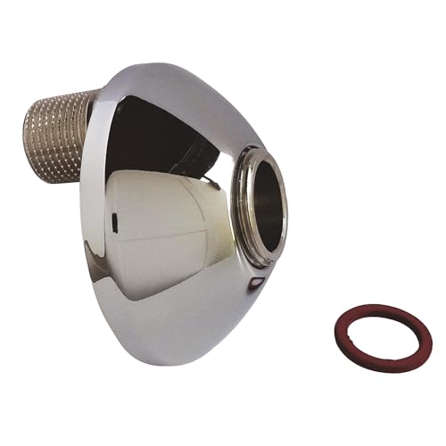 SOMATHERM FOR YOU - 2 Armaturen exzentrischen 11,5 mm Messing verchromt - M15 / 21-M20 / 27 + Rosette von SOMATHERM FOR YOU