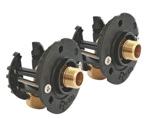 SOMATHERM FOR YOU - 303520304 - Montagesystem Ventil-Untertisch/Waschbecken für PEX Rohrdurchmesser von Ø16 - Complete Kit mit Klemmverschraubungen M12 / 17 (1/2 '') von SOMATHERM FOR YOU