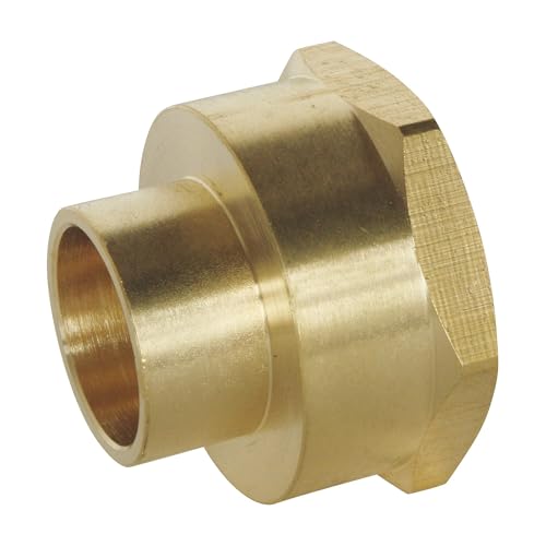 SOMATHERM FOR YOU - Messing gerade Lötfitting - Female 20/27 - Für Kupferrohr Ø 16 - Beutel von 2 Stück von SOMATHERM FOR YOU