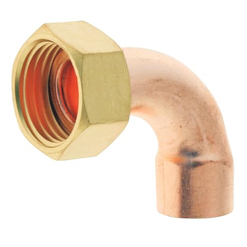 SOMATHERM FOR YOU - Anschluss Kupferlot Kupferrohr Ø14 gewinkelt - Rotierende nut 15/21 - Bag 2 Teile von SOMATHERM FOR YOU