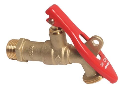 SOMATHERM FOR YOU - Abschließbarer Entnahmehahn - Sicherung einer Wasserstelle durch einen per Schloss verschließbaren Hebel - Eingang 15/21 x 20/27 - ACS von SOMATHERM FOR YOU