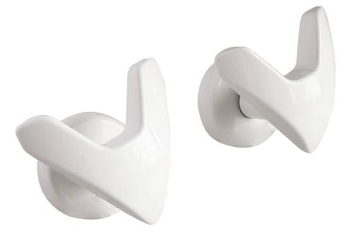 SOMATHERM FOR YOU - B21816B - Haken V für trockene weiße Handtuch - für die Schraube des Flachrohres von SOMATHERM FOR YOU