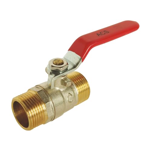 SOMATHERM FOR YOU - Doppelkugelhahn Männlich 26/34 - Umkehrbarer Flachgriff - Standarddurchgang - Verstärkte Dichtung mit 2 O-Ringen. SOMATHERM FOR YOU - Doppelkugelhahn Männlich 26/34 - Umkehrbarer Flachgriff - Standarddurchgang - Verstärkte Dichtung mit 2 O-Ringen. von SOMATHERM FOR YOU