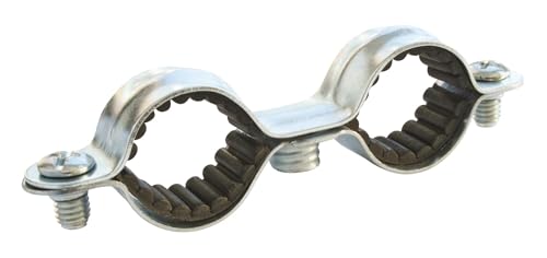 SOMATHERM FOR YOU - Doppelrohrring Ø16 (x5 - Stahl vernickelt von SOMATHERM FOR YOU