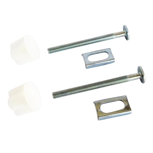 SOMATHERM FOR YOU - Flap Fixations WC 2 Metallplatten und zwei Muttern - Länge 75 mm von SOMATHERM FOR YOU