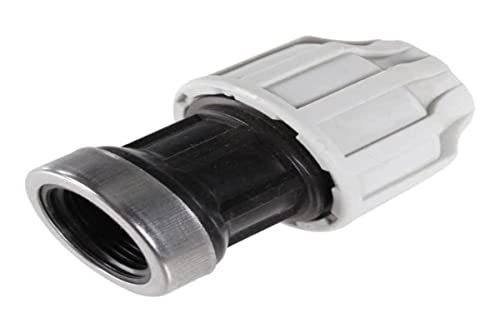 SOMATHERM FOR YOU - Gerade Verschraubung mit Innengewinde Kunststoff für PE-Rohr D40 - F33/42 - Außenklemmung von SOMATHERM FOR YOU