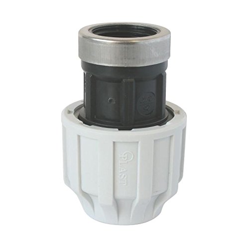 SOMATHERM FOR YOU - Gerade Verschraubung mit Innengewinde Kunststoff für PE-Rohr D50 - F40/49 - Außenklemmung von SOMATHERM FOR YOU