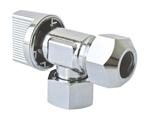 SOMATHERM FOR YOU - Hahn WC 1/4 Umdrehung Vierkantmutter Prisoner 12/17 - biconical Anschluss für Kupferrohr-Durchmesser 10 mm, einfach nahtlose Anbindung an bestehende Kupfer canailisation von D10mm von SOMATHERM FOR YOU