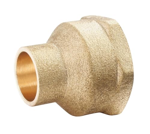 SOMATHERM FOR YOU - Messing Schweißfittings - Gerade Verschraubung Ø22 - Female 20/27 von SOMATHERM FOR YOU