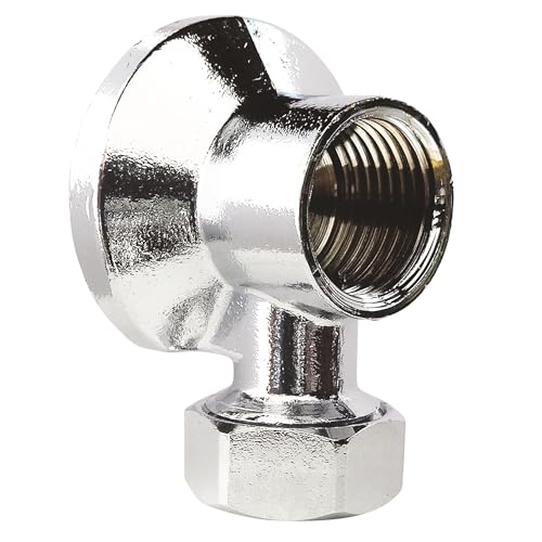 SOMATHERM FOR YOU - Messing verchromt Nehmen - Female 15/21 für Durchmesser Kupferrohr 12mm - einen Hahn zu füttern M15 / 21 von SOMATHERM FOR YOU
