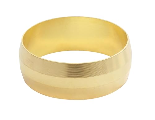 SOMATHERM FOR YOU - Messingring für gleiche Klemmverschraubung - Kupferrohr Ø18-4 Teile Sachet von SOMATHERM FOR YOU