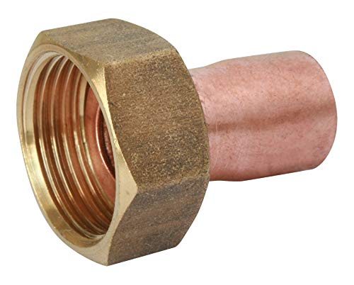 SOMATHERM FOR YOU - Anschlusskupferlöten - rechts Ø14 Kupplung aus Messing/Wurfmutter 15/21 (x10) von SOMATHERM FOR YOU